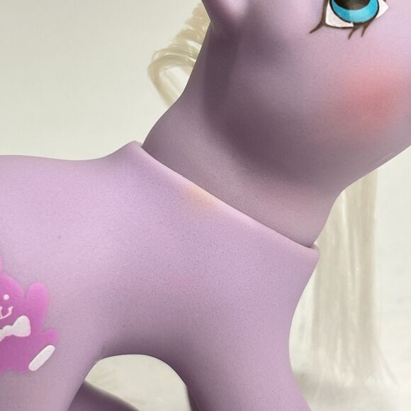 VTG My Little Pony G1 Peek A Boo Baby Noddins Unicorn Purple Bunny Hasbro 1987 - Picture 11 of 16